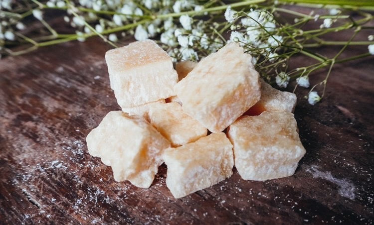 Amber and Lavender - Artisan Handmade French Perfume Rocks.